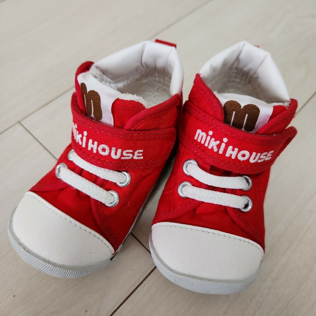 mikihouse(ミキハウス)のミキハウス　MIKI HOUSE　ハイカットスニーカー　セカンドシューズ　13 キッズ/ベビー/マタニティのベビー靴/シューズ(~14cm)(スニーカー)の商品写真