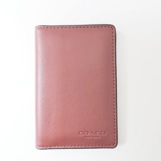 コーチ(COACH)のコーチ カードケース美品  - 72787G レザー(名刺入れ/定期入れ)