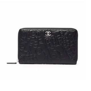 シャネル(CHANEL)のCHANEL シャネル　カメリア　ラウンドファスナー　財布(財布)