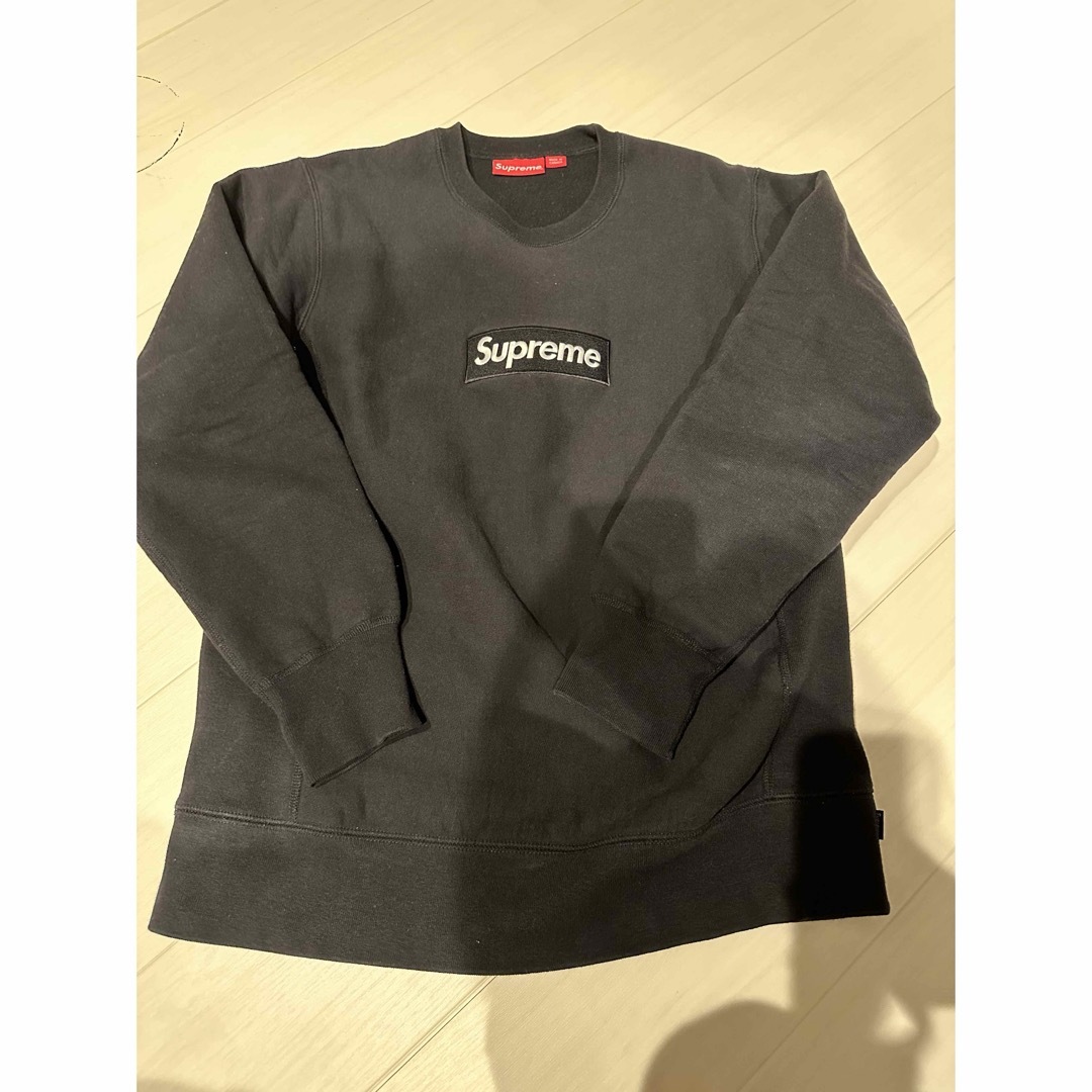 18fw supreme Box Logo Crewneck  黒　シュプリームsupreme