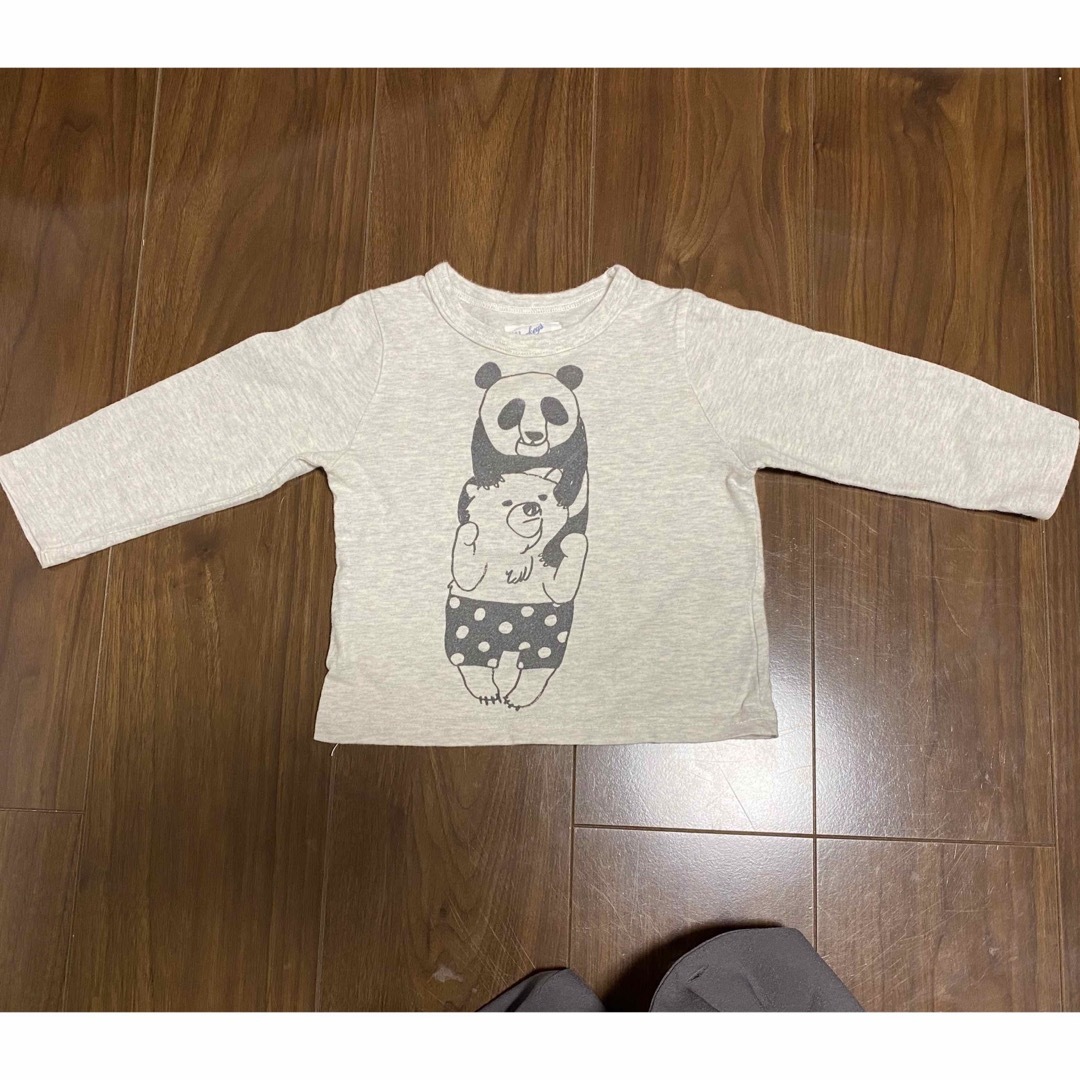 MARKEY'S(マーキーズ)のmarkey's マーキーズ ロンＴ パンダ 80 キッズ/ベビー/マタニティのベビー服(~85cm)(シャツ/カットソー)の商品写真