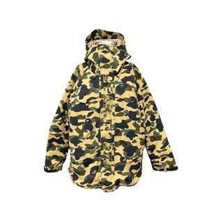 アベイシングエイプ(A BATHING APE)のA BATHING APE アベイシングエイプ ゴアテックス マウンテンパーカー ジャケット 迷彩柄 カモフラ Mサイズ 良品 中古 59192(その他)