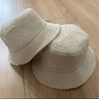 アングリッド(Ungrid)のUngrid リバーシブルボアバケットHAT 2サイズセット　アイボリー(ハット)