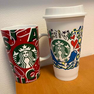 スターバックスコーヒー(Starbucks Coffee)のスターバックス　マグカップとプラスチックタンブラー(容器)