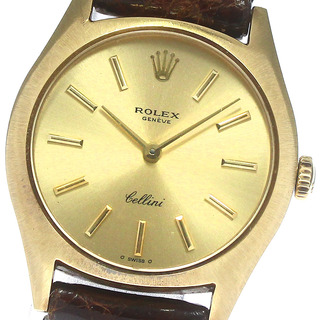ロレックス(ROLEX)のロレックス ROLEX 3800 チェリーニ K18YG Cal.1601 手巻き レディース _792068(腕時計)