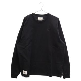 ダブルタップス(W)taps)のWTAPS ダブルタップス 21AW STENCIL LS COPO ステンシル 長袖Tシャツ ロンT ブラック 212ATDT-CSM11(Tシャツ/カットソー(七分/長袖))