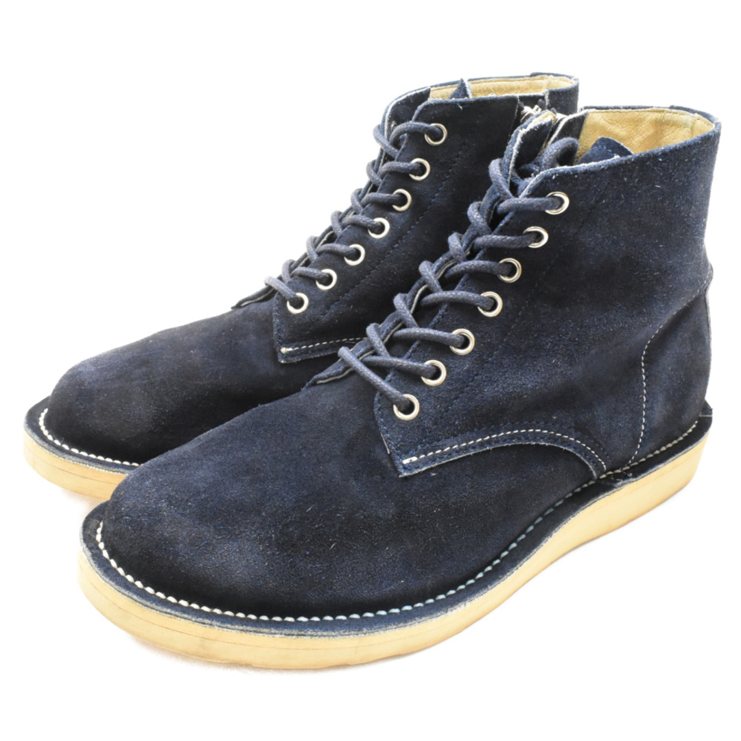 SOPHNET.(ソフネット)のSOPHNET. ソフネット HOLE ZIP UP WORK BOOTS サイドジップ スエードワークブック シューズ ネイビー メンズの靴/シューズ(その他)の商品写真