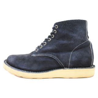 ソフネット(SOPHNET.)のSOPHNET. ソフネット HOLE ZIP UP WORK BOOTS サイドジップ スエードワークブック シューズ ネイビー(その他)