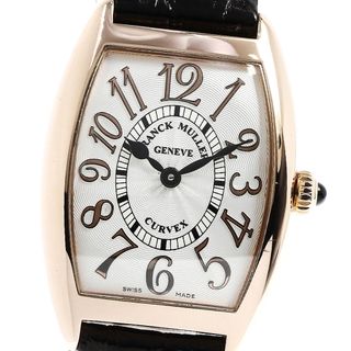 フランクミュラー(FRANCK MULLER)のフランクミュラー FRANCK MULLER 1752QZREL トノー カーベックス レリーフ K18PG クォーツ レディース 良品 箱・保証書付き_791364(腕時計)