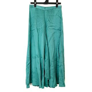 ご専用 定価6.6万円 BLAMINK ブラミンク ロングスカート グリーン36ジンジャージェイク