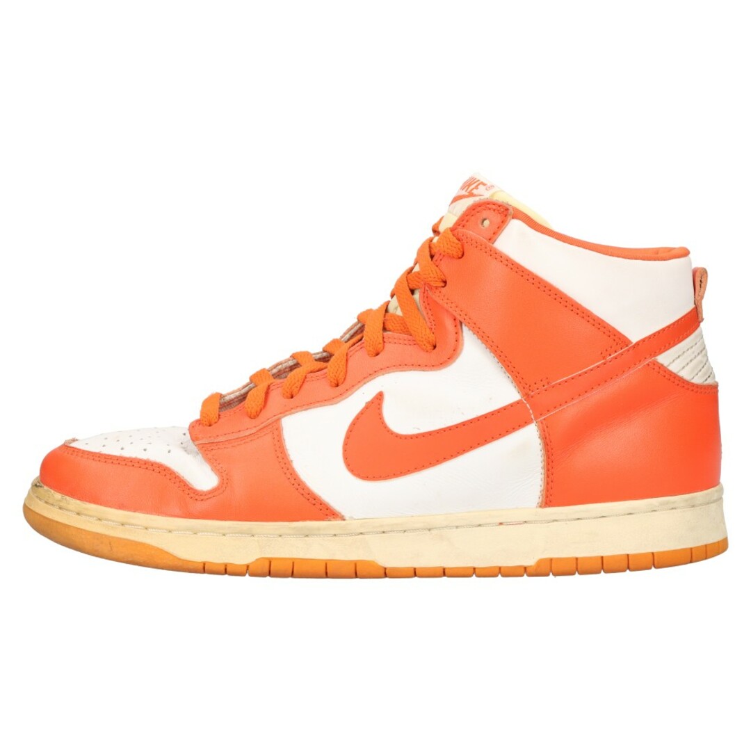 NIKE ナイキ 98年製 DUNK HIGH LE Syracuse 630335-811 ダンク ハイカットスニーカー シラキュース US11/29cm ホワイト/オレンジ315センチワイズ