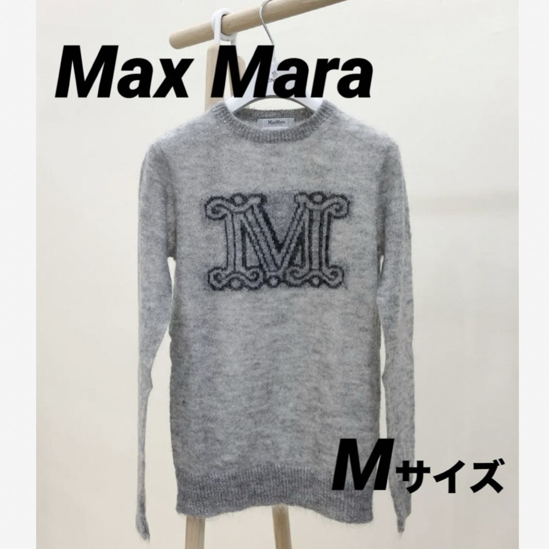 完売 Max Mara OCRA LOGO モヘア ニット セーター M | フリマアプリ ラクマ