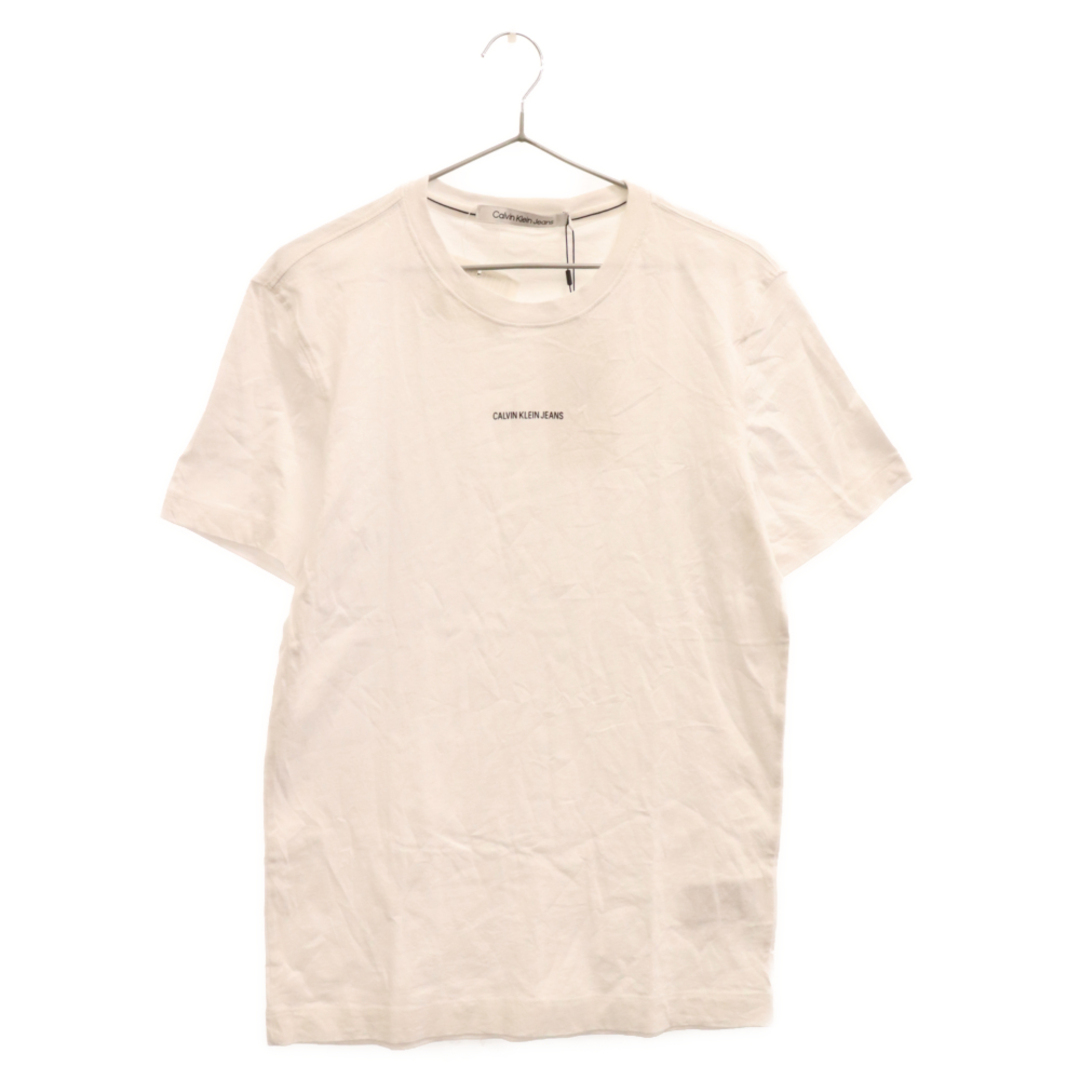 Calvin Klein(カルバンクライン)のCalvin Klein Jeans カルバンクラインジーンズ ロゴプリント半袖カットソー Tシャツ ホワイト メンズのトップス(Tシャツ/カットソー(半袖/袖なし))の商品写真