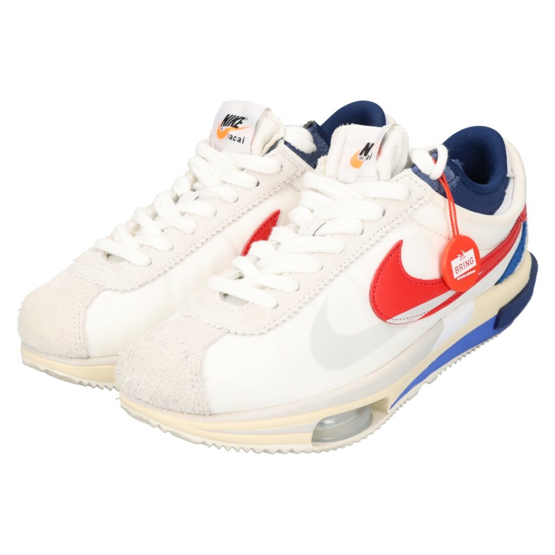 NIKE(ナイキ)のNIKE ナイキ ×sacai ZOOM CORTEZ SP×サカイ ズーム コルテッツSP ローカットスニーカー US8/26cm DQ0581-100 ホワイト メンズの靴/シューズ(スニーカー)の商品写真