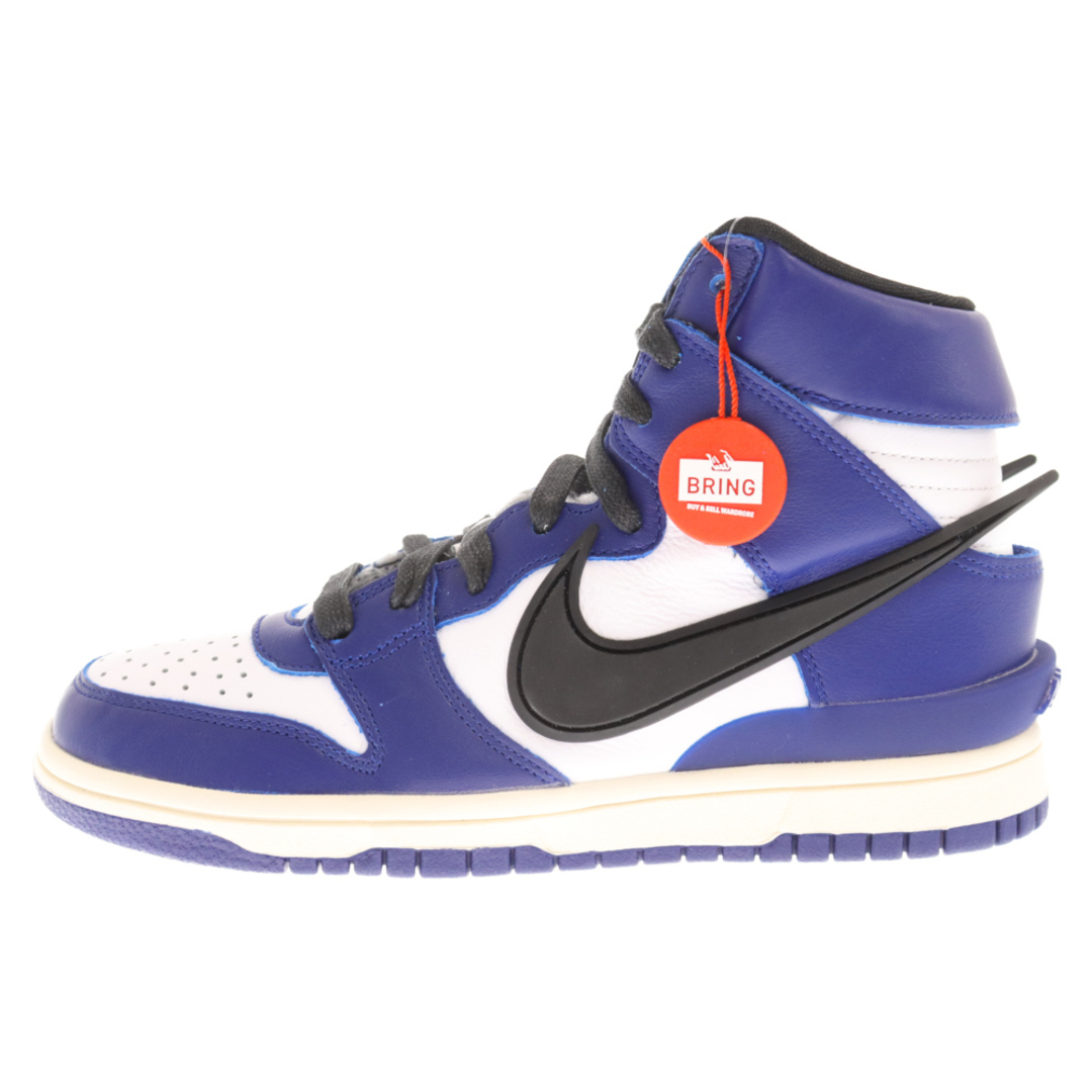 95センチ甲NIKE ナイキ ×AMBUSH DUNK HIGH Deep Royal CU7544-400 アンブッシュ ダンクハイ ディープロイヤル ハイカットスニーカー US5/23.5cm ブルー レディース