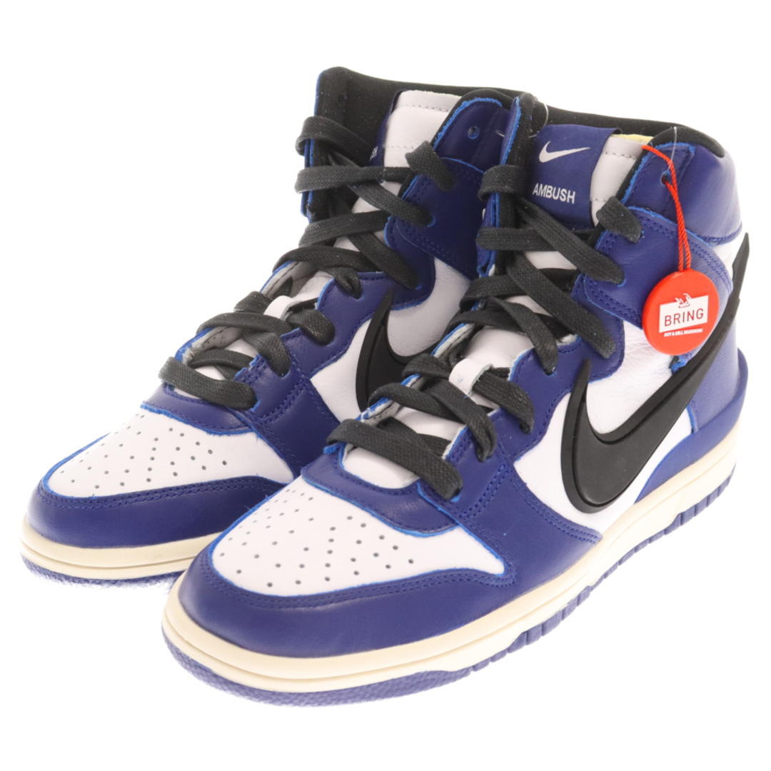 NIKE(ナイキ)のNIKE ナイキ ×AMBUSH DUNK HIGH Deep Royal CU7544-400 アンブッシュ ダンクハイ ディープロイヤル ハイカットスニーカー US5/23.5cm ブルー レディース レディースの靴/シューズ(スニーカー)の商品写真