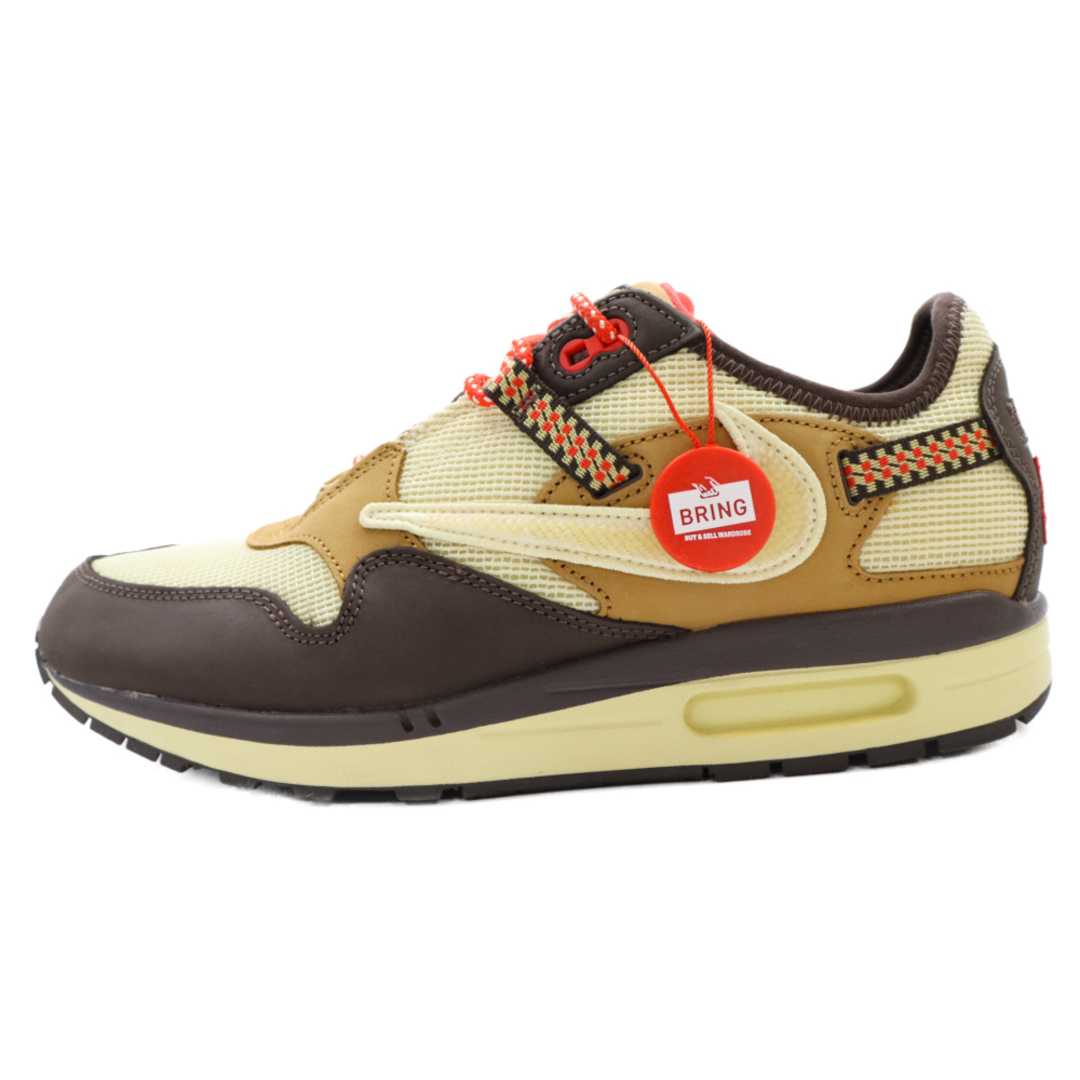 29センチワイズNIKE ナイキ ×TRAVIS SCOTT AIR MAX 1 CACT.US Brown DO9392-200トラヴィススコット エアマックス1 カクタスブラウン ローカットスニーカー US9/27cm