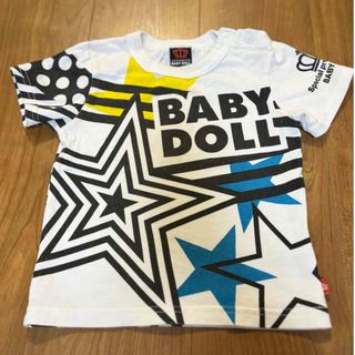 ベビードール(BABYDOLL)のBABYDOLL■mickey 白T■サイズ90(Tシャツ/カットソー)