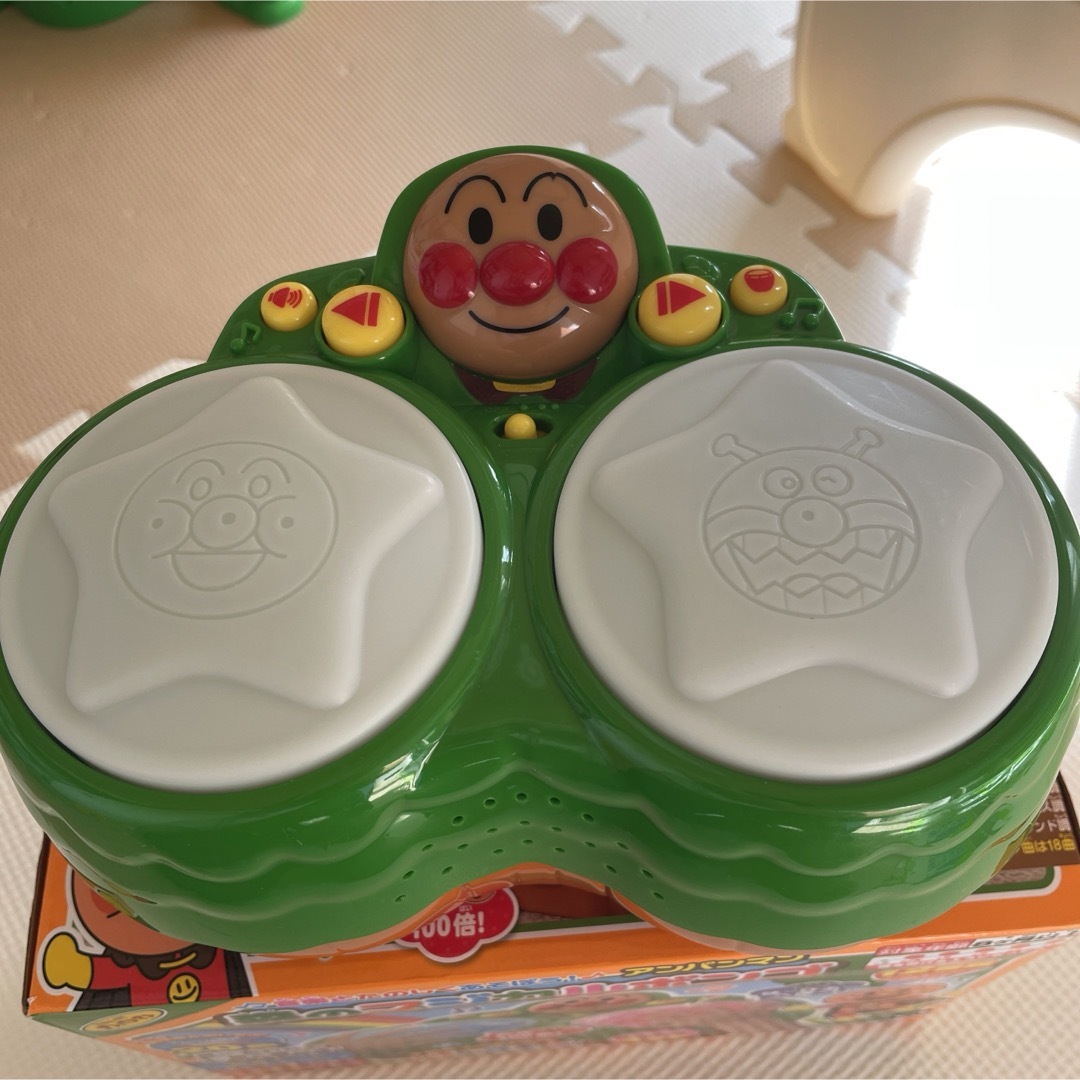 アンパンマン　森のマジカルボンゴ キッズ/ベビー/マタニティのおもちゃ(楽器のおもちゃ)の商品写真