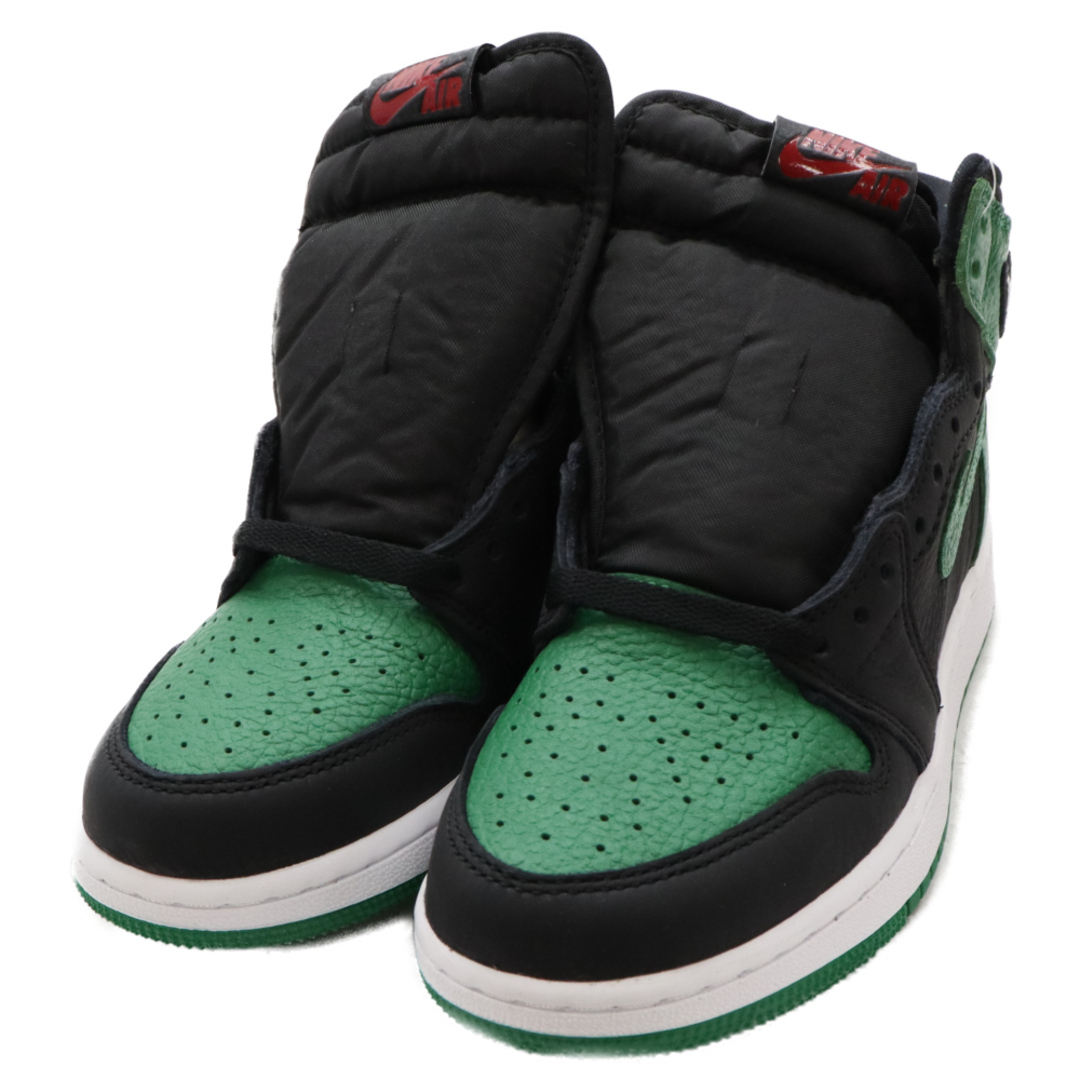 NIKE(ナイキ)のNIKE ナイキ AIR JORDAN 1 RETRO HIGH OG GS BLACK/PINE GREEN エアジョーダン1 レトロ パイングリーン ハイカットスニーカー US5Y/23.5cm 575441-030 レディースの靴/シューズ(スニーカー)の商品写真