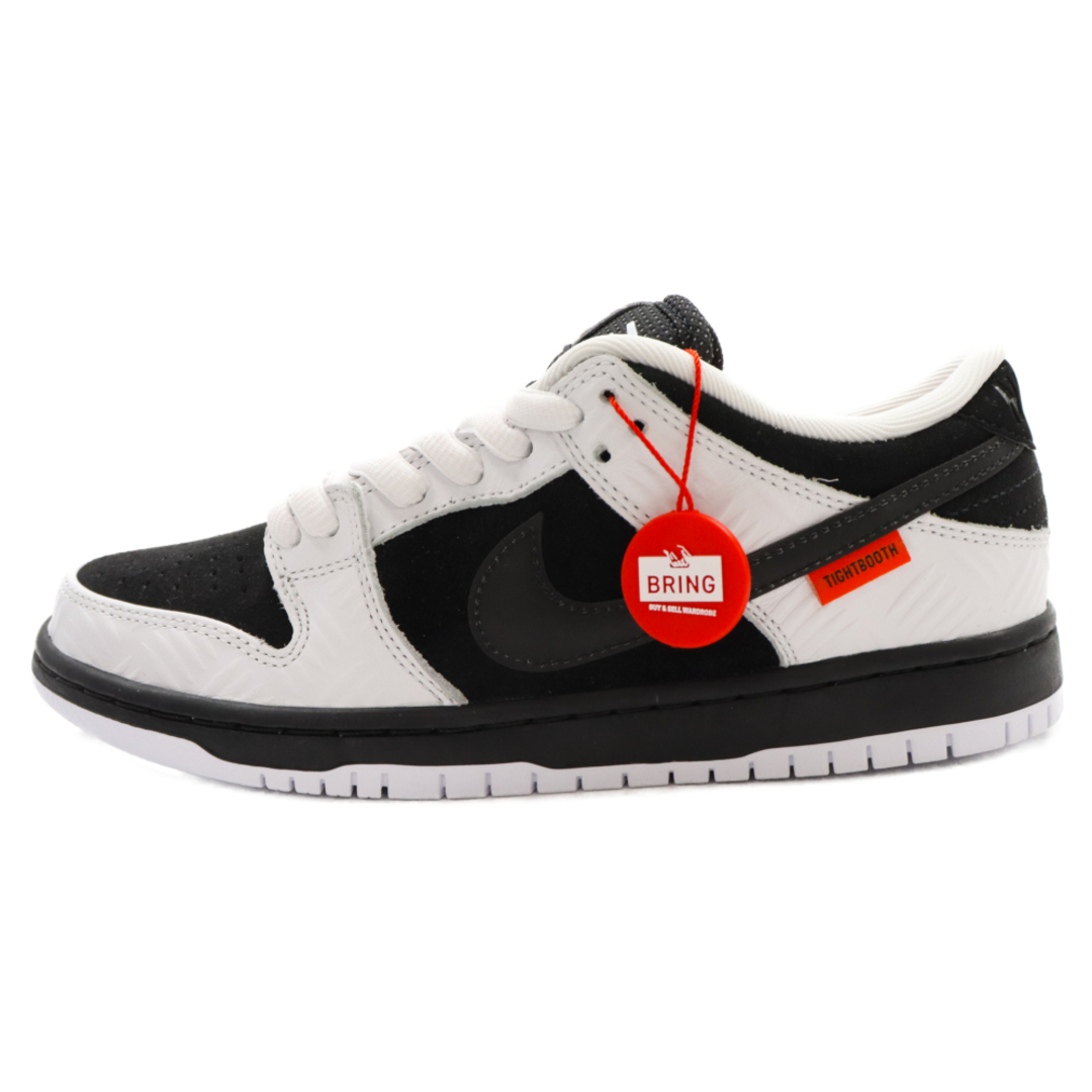 NIKE(ナイキ)のNIKE SB ナイキエスビー ×TIGHTBOOTH PRODUCTION SB DUNK LOW PROQS FD2629-100 タイトブース ダンク ローカットスニーカー US6/24cm ホワイト/ブラック レディースの靴/シューズ(スニーカー)の商品写真