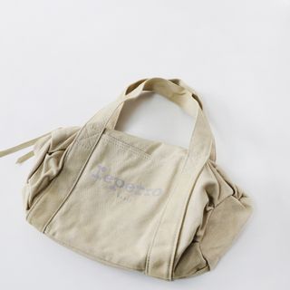 レペット(repetto)のレペット Repetto ロゴプリント キャンバス ボストンバッグ/ベージュ 鞄【2400013675178】(ボストンバッグ)