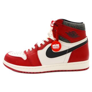 ナイキ(NIKE)のNIKE ナイキ AIR JORDAN 1 HIGH OG LOST FOUND エアジョーダン1 ハイカットスニーカー ロストファウンド シカゴ レッド/ホワイト DZ5485-612 US8(スニーカー)