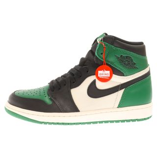 ナイキ(NIKE)のNIKE ナイキ AIR JORDAN 1 RETRO HIGH OG PINE GREEN エア ジョーダン 1 レトロ ハイ パイン グリーン ハイカットスニーカー グリーン US8 555088-302(スニーカー)