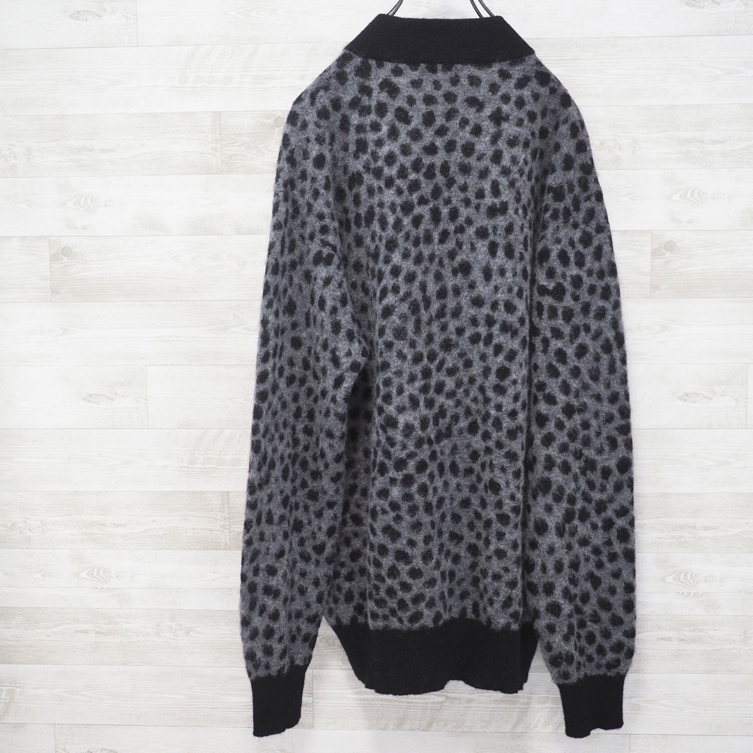 Thee Hysteric XXX(ジィヒステリックトリプルエックス)のTHEE HYSTERIC XXX 17AW Cheetah FZ Knit-M メンズのトップス(ニット/セーター)の商品写真