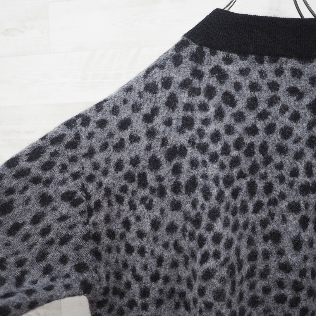 Thee Hysteric XXX(ジィヒステリックトリプルエックス)のTHEE HYSTERIC XXX 17AW Cheetah FZ Knit-M メンズのトップス(ニット/セーター)の商品写真