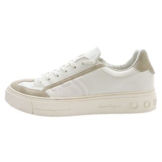 サルヴァトーレフェラガモ(Salvatore Ferragamo)のSalvatore Ferragamo サルヴァトーレ フェラガモ GANCINI SNEAKER ローカットスニーカー ホワイト TZ55191 9.5 M(スニーカー)