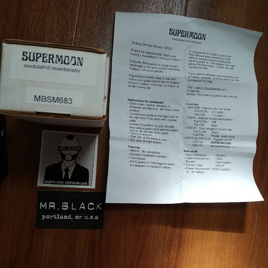 幻想的リバーブ reverb Mr.black supermoon楽器