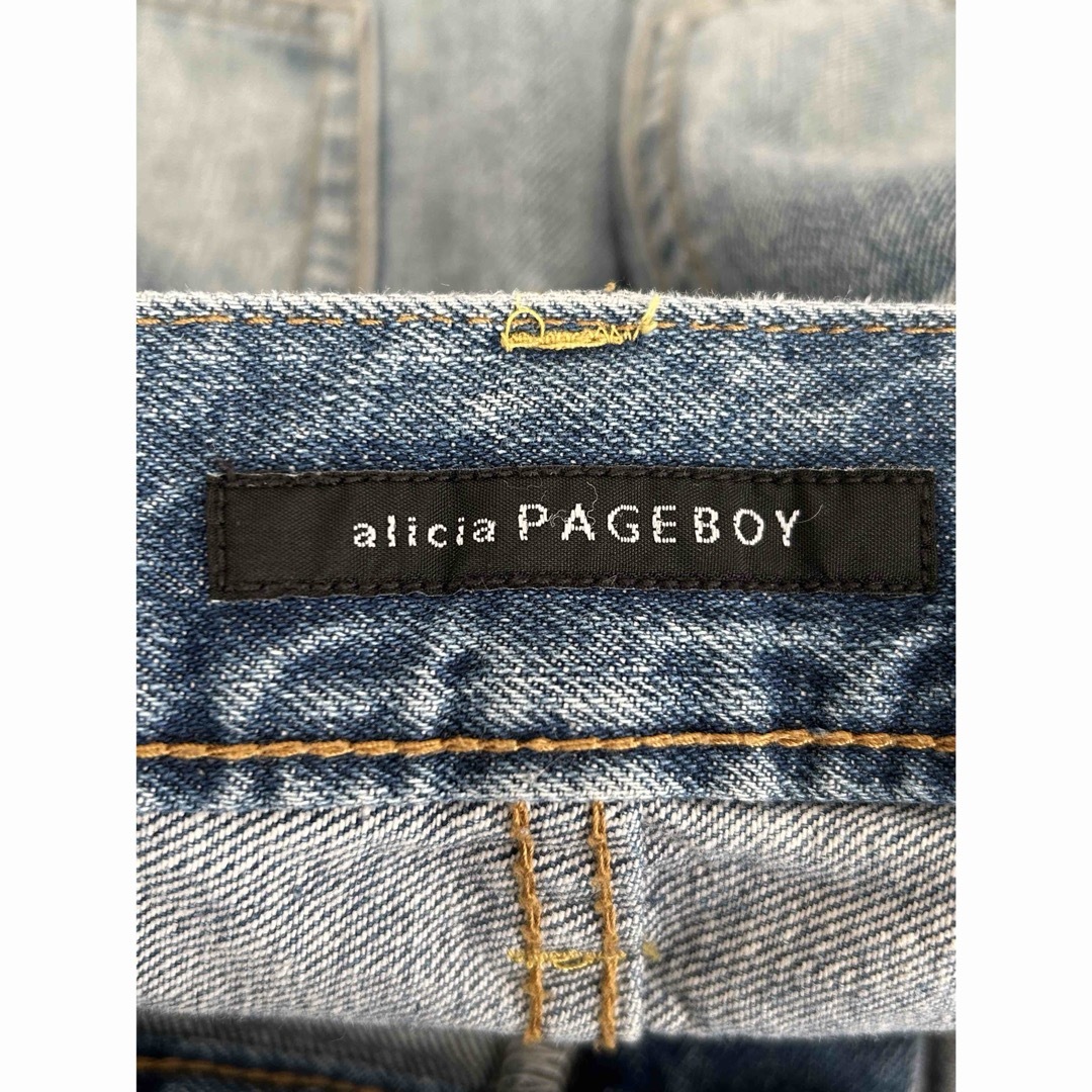 PAGEBOY(ページボーイ)のワイドデニム PAGEBOY レディースのパンツ(デニム/ジーンズ)の商品写真