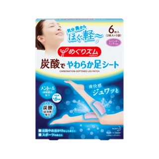カオウ(花王)のめぐりズム 炭酸でやわらか足シート ラベンダーミントの香り 6枚(その他)