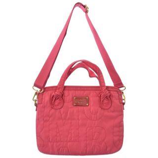 マークバイマークジェイコブス(MARC BY MARC JACOBS)のMARC BY MARC JACOBS ハンドバッグ - ピンク系 【古着】【中古】(ハンドバッグ)