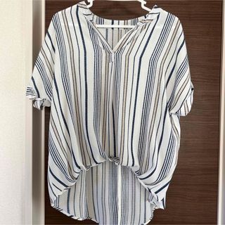 ザラ(ZARA)のストライプ半袖(Tシャツ/カットソー(半袖/袖なし))