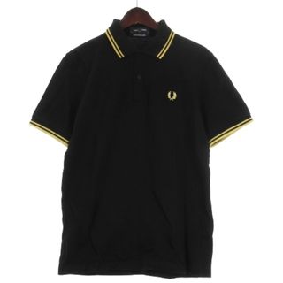 ストライプfred perry B.D Short Sleeve Shirt 黒