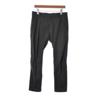 ランバン(LANVIN)のLANVIN ランバン スラックス 46(M位) カーキ 【古着】【中古】(スラックス)