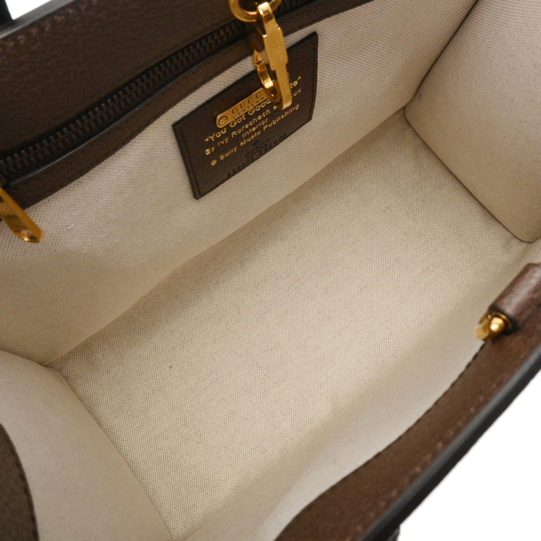 Gucci(グッチ)のグッチ  2WAYトート 100周年記念モデル ハンドバッグ 茶 レディースのバッグ(トートバッグ)の商品写真