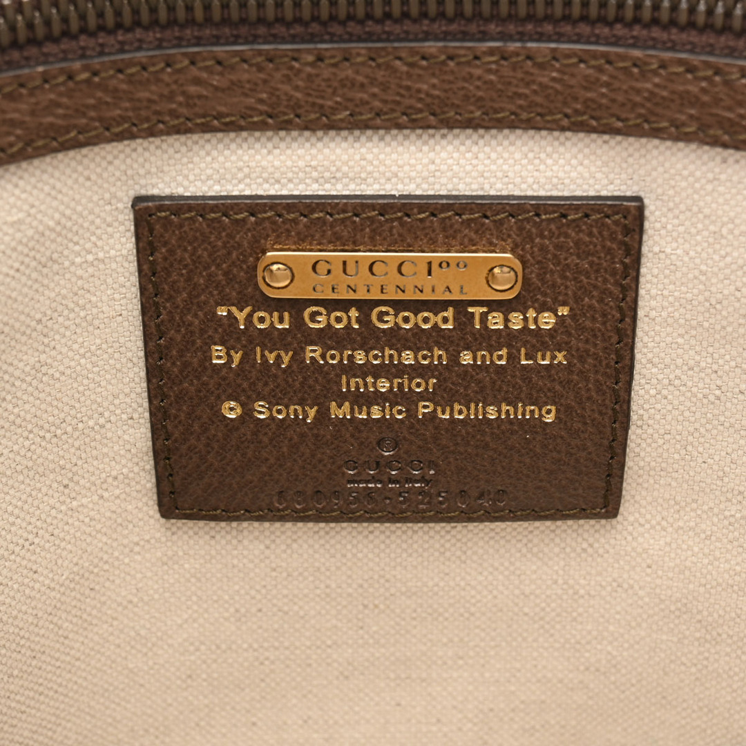 Gucci(グッチ)のグッチ  2WAYトート 100周年記念モデル ハンドバッグ 茶 レディースのバッグ(トートバッグ)の商品写真