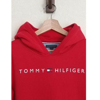 トミーヒルフィガー(TOMMY HILFIGER)のTOMMY HILFIGER /パーカー /XL /レッド(パーカー)