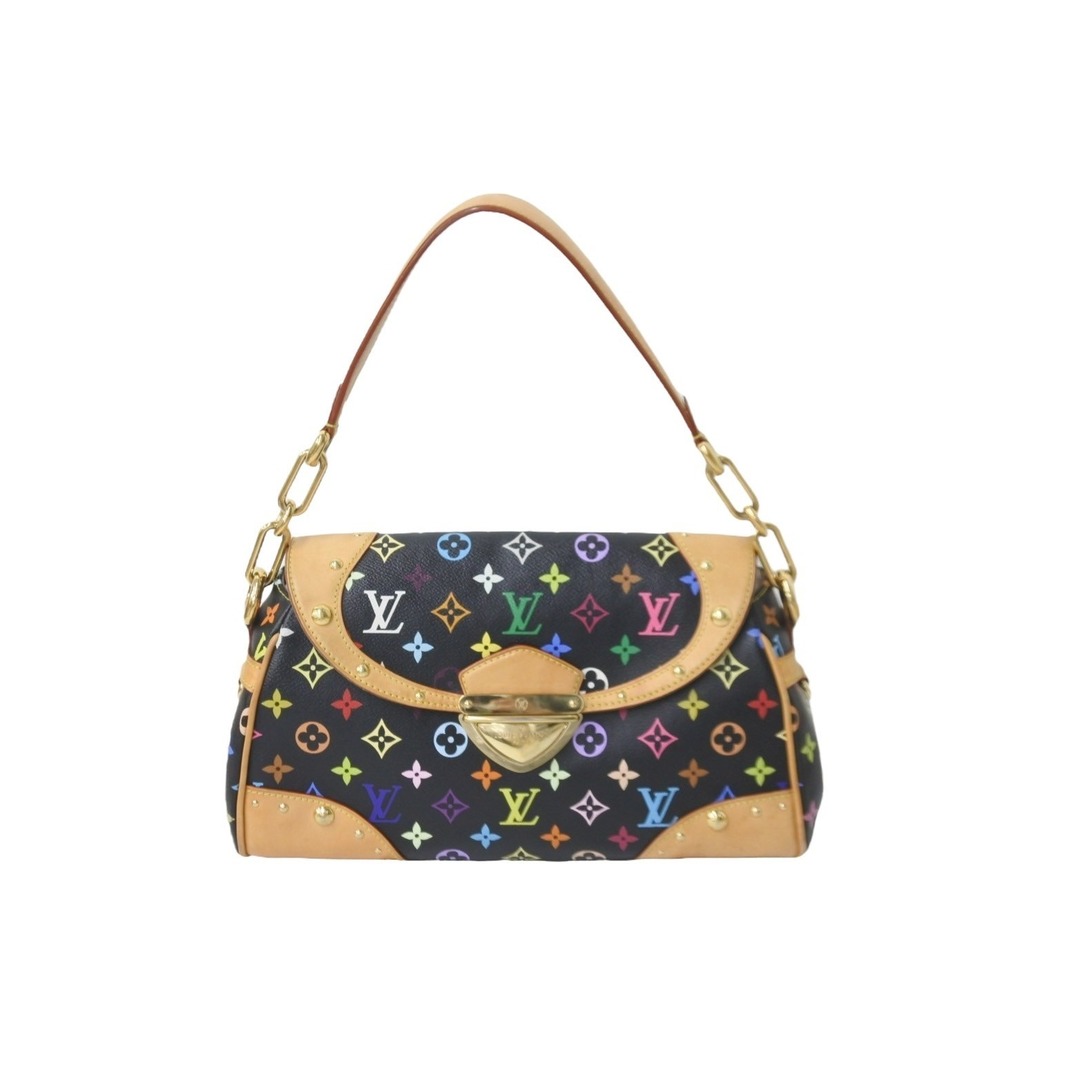 備考LOUIS VUITTON ルイヴィトン ショルダーバッグ M40204 ビバリーMM モノグラムマルチカラー ブラック ゴールド金具 良品  58980