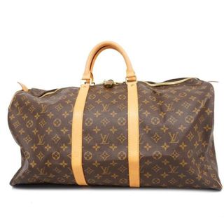 ルイヴィトン(LOUIS VUITTON)の【4eb2144】ルイヴィトン ボストンバッグ/モノグラム/キーポル55/M41424/ブラウン(ボストンバッグ)