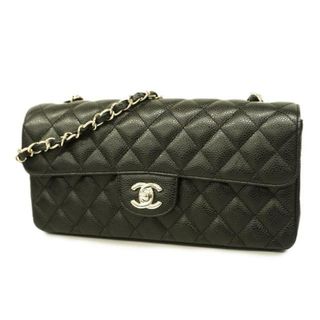 シャネル(CHANEL)の【4ec2161-g】シャネル ショルダーバッグ/マトラッセ/チェーンショルダー/キャビアスキン/ブラック/シルバー金具(ショルダーバッグ)