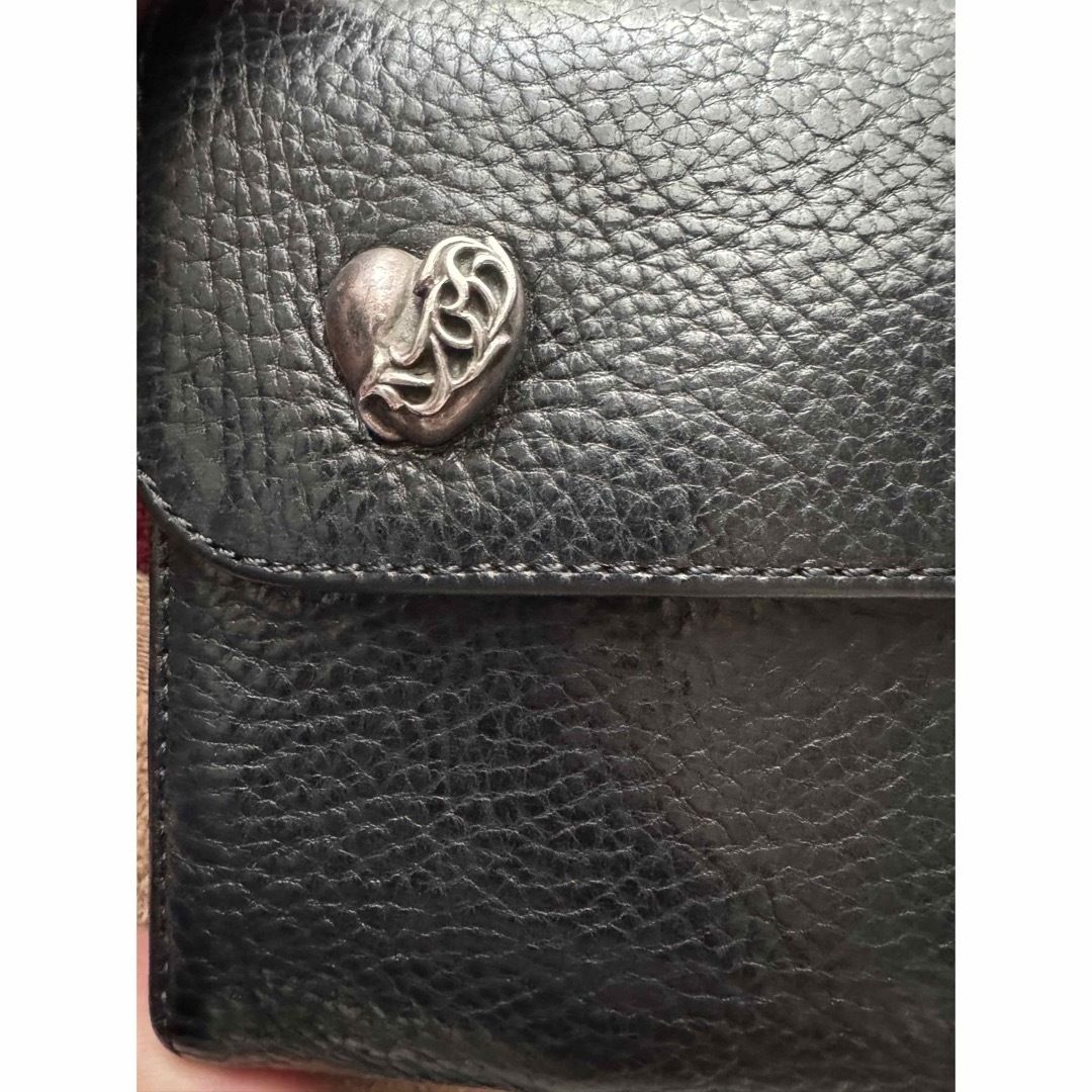 Chrome Hearts(クロムハーツ)のクロムハーツ　ウェーブウォレット　ハート メンズのファッション小物(長財布)の商品写真