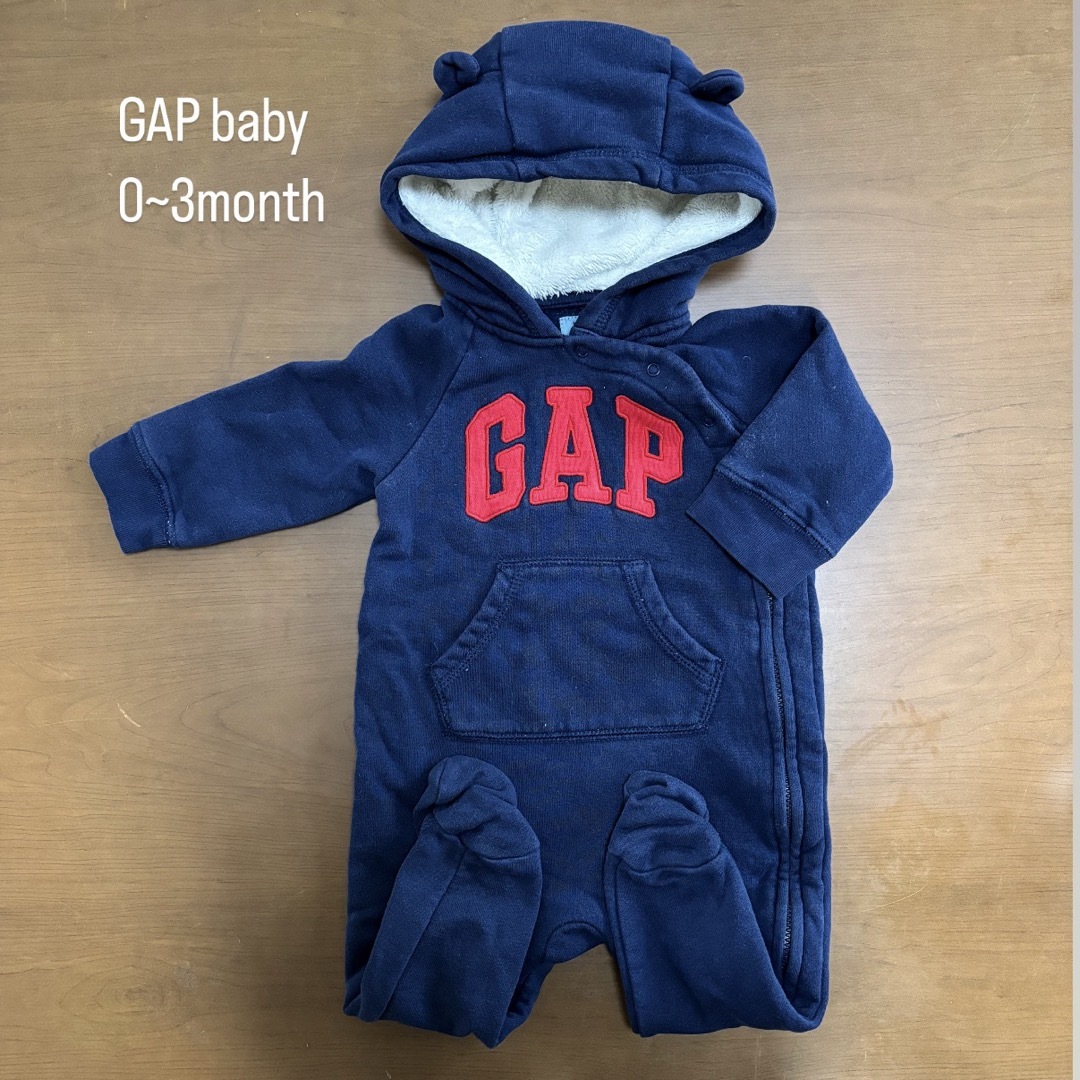 babyGAP(ベビーギャップ)のbaby GAP ロンパース　60 70 カバーオール キッズ/ベビー/マタニティのベビー服(~85cm)(ロンパース)の商品写真