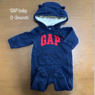 ベビーギャップ(babyGAP)のbaby GAP ロンパース　60 70 カバーオール(ロンパース)