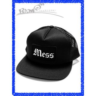 シュプリーム(Supreme)のメンズ キャップ ブラック Supreme シュプリーム Mess Mesh Back 5-Panel FW23H64 シュプリームメスメッシュバック5パネルキャップ se1136r(キャップ)