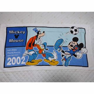 ディズニー(Disney)の💕値下げ💕【希少・未使用品】ディズニー 2002 ワールドカップ時バスタオル(タオル/バス用品)