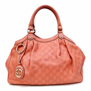 グッチ(Gucci)の【限界値下げ祭39-OF】  グッチ GG ショルダーバッグ グッチ レザー ピンク レディース GUCCI 中古(ショルダーバッグ)